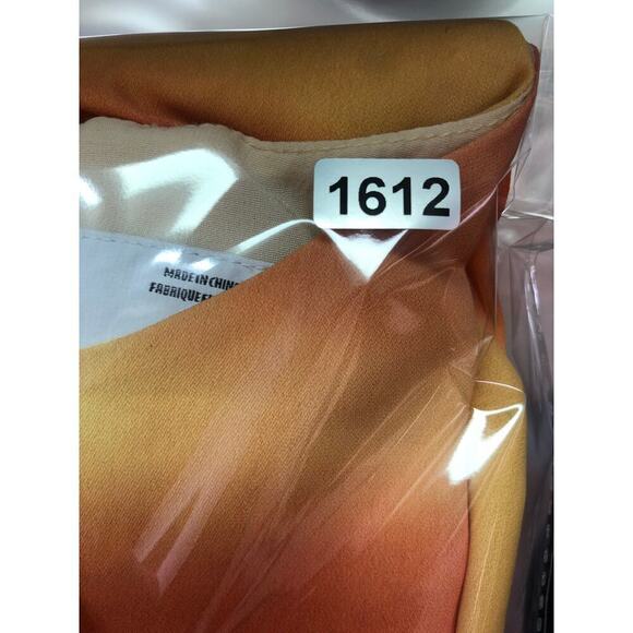 C/MEO Collective Blindfold Dress Flame Yellow Tie Front Long Sleeve US 10 - Picture 16 of 16